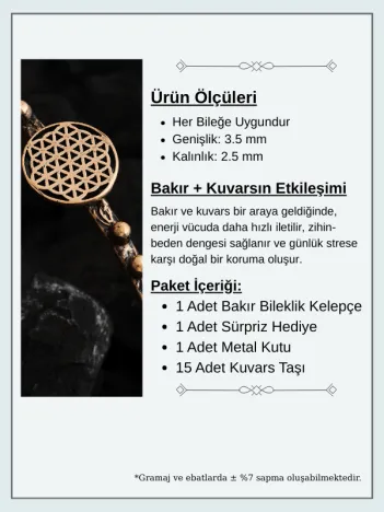 Kadın Bakır Bileklik - Lotus Çiçeği Model Kadın Bakır Kelepçe Bileklik Bilezik