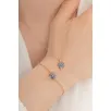 Kadın Gümüş Set - Rose Mistik Topaz Yonca Model Kolye Bileklik Gümüş Set Kadın Gümüş Set - Rose Mistik Topaz Yonca Model Kolye Bileklik Gümüş Set