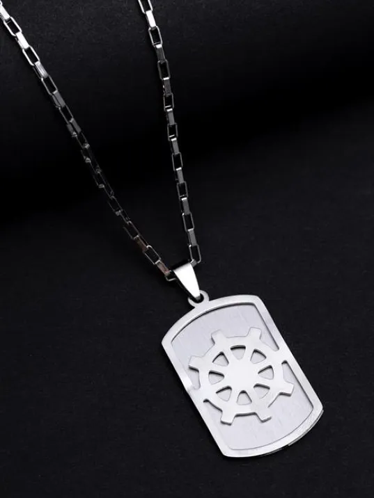 Erkek Kolye - Ottoman Gemici Model Çelik Kolye