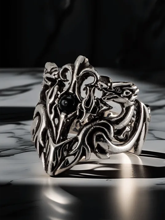 Ejderin Gözü Erkek Zihgir Okçu Başparmak Yüzüğü