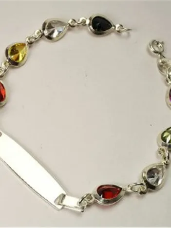 GÜMÜŞ YAZI İSİM YAZILABİLEN KIZ ÇOCUK BEBEK KÜNYESİ BİLEKLİK