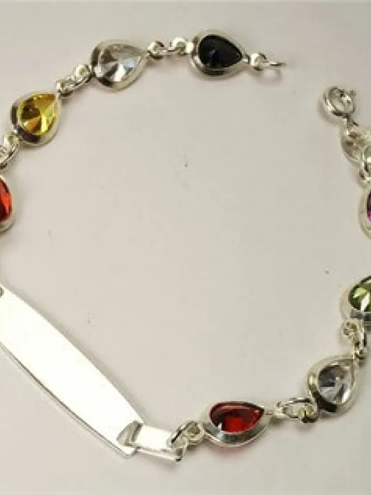 GÜMÜŞ YAZI İSİM YAZILABİLEN KIZ ÇOCUK BEBEK KÜNYESİ BİLEKLİK