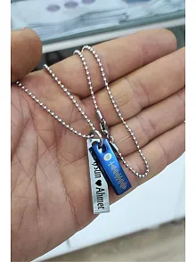 Spotify Kolye Unisex Çelik Kolye Seti