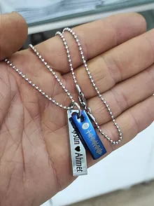 Spotify Kolye Unisex Çelik Kolye Seti