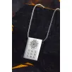 YantraX Çelik Erkek Kolye Sri Yantra ve Kubera Yantra Sembolü Kararmaz Paslanmaz YantraX Çelik Erkek Kolye Sri Yantra ve Kubera Yantra Sembolü Kararmaz Paslanmaz
