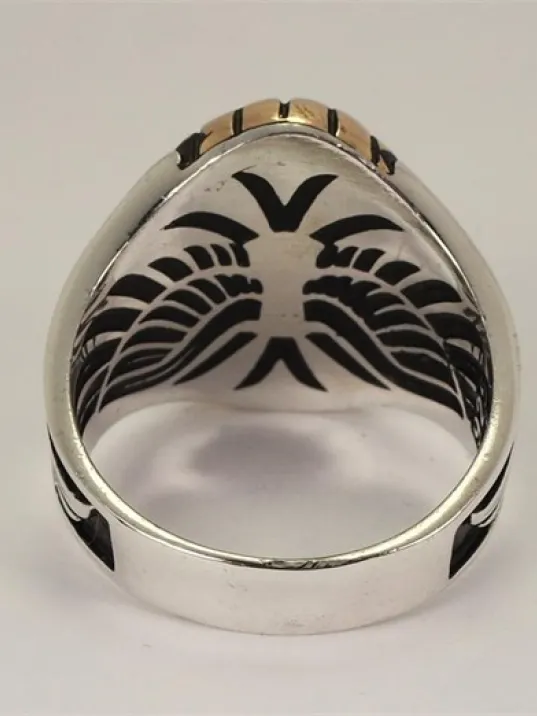 Volkswagen Amblemli Logolu Erkek Gümüş Yüzük