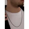 Erkek Çelik Kolye - Snake Yılan Sarp Siyah Erkek Çelik Kolye Zincir Yuvarlak Model Erkek Çelik Kolye - Snake Yılan Sarp Siyah Erkek Çelik Kolye Zincir Yuvarlak Model