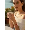 Kadın Bakır Bileklik Yüzük Set - Chlara Model Özel Baskı Metal Kutu Ve Kuvars Taşı Kadın Bakır Bileklik Yüzük Set - Chlara Model Özel Baskı Metal Kutu Ve Kuvars Taşı