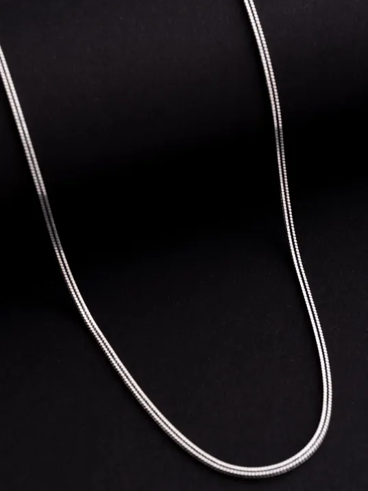 Erkek Gümüş Kolye - 2 mm Kare Singapur Zincir Gümüş Kolye Erkek Gümüş Kolye - 2 mm Kare Singapur Zincir Gümüş Kolye