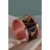 Kadın Bakır Bileklik Yüzük Set - Mia Model Özel Baskı Metal Kutu Ve Kuvars Taşı Kadın Bakır Bileklik Yüzük Set - Mia Model Özel Baskı Metal Kutu Ve Kuvars Taşı