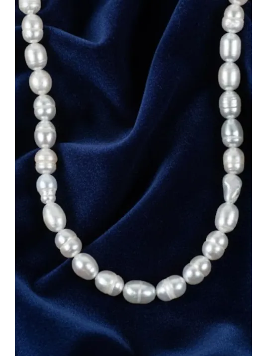 Gerçek Dizi İnci - Arpa 5mm Doğal Beyaz Yanar Dönerli Tatlısu Yuvarlak İnci Takı Yapım Malzemesi Gerçek Dizi İnci - Arpa 5mm Doğal Beyaz Yanar Dönerli Tatlısu Yuvarlak İnci Takı Yapım Malzemesi