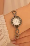 Larissa Markazit Taş Detaylı Bayan Gümüş Saat