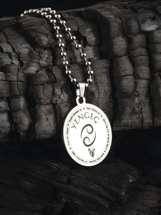 Yengeç Burcu Kolye Kadın Erkek Çelik Kolye Top Zincir CKLYENGECBR-GMS