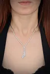 Çağ Bayan Zirkon Taşlı Gümüş Su Yolu Set - Kolye, Bileklik, Küpe, Yüzük