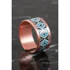 Kadın Bakır Yüzük - Eyes Model Özel Baskı Metal Kutu Ve Kuvars Taşı Kadın Bakır Yüzük - Eyes Model Özel Baskı Metal Kutu Ve Kuvars Taşı