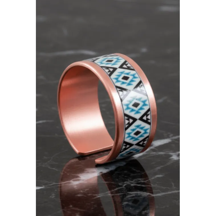 Kadın Bakır Yüzük - Eyes Model Özel Baskı Metal Kutu Ve Kuvars Taşı Kadın Bakır Yüzük - Eyes Model Özel Baskı Metal Kutu Ve Kuvars Taşı