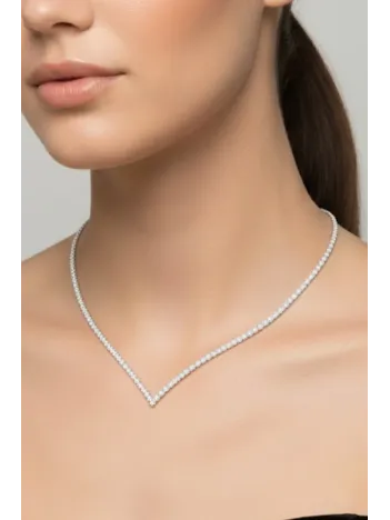 Alya Gümüş Su Yolu Kolye