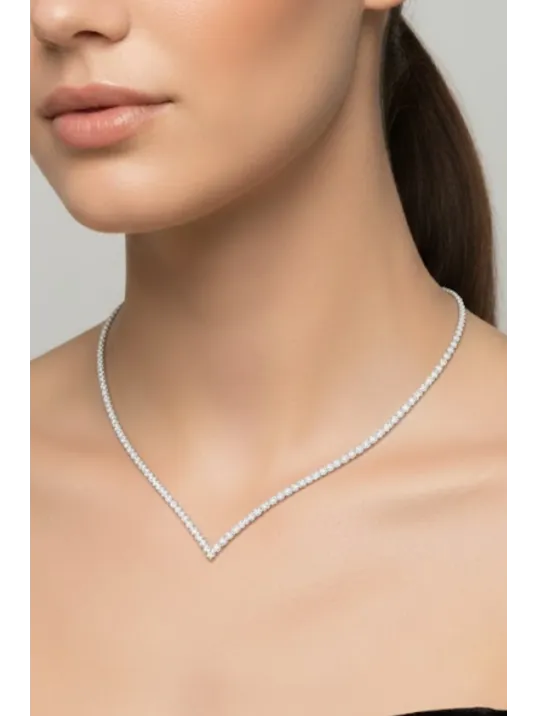 Alya Gümüş Su Yolu Kolye