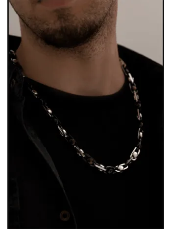 Erkek Kolye - Motorcu Model Çelik Erkek Kolye - 316 L Paslanmaz Çelik Kolye GCKIL5413