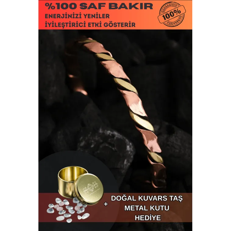 Kadın Bakır Bileklik - Sirayet Kadın Bakır Kelepçe Bileklik Bilezik