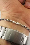 İnce Oksitli Figaro Erkek Bileklik Künye 3,5mm İnce Oksitli Figaro Erkek Bileklik Künye 3,5mm