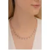 Kadın Gümüş Kolye - Aquamarin Damla Model Taşlı Rose Kadın Gümüş Kolye Gkltsklym4d-ros Kadın Gümüş Kolye - Aquamarin Damla Model Taşlı Rose Kadın Gümüş Kolye Gkltsklym4d-ros