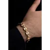 Gemici Model Altın Kaplama Erkek Çelik Bileklik Künye Orta Kalınlıkta Gemici Model Altın Kaplama Erkek Çelik Bileklik Künye Orta Kalınlıkta