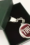 Gümüş Fiat Anahtarlık Bordo Mineli