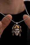 Medusa - Erkek Kolye - Kadın Kolye - Medusa Model Bay Çelik Kolye