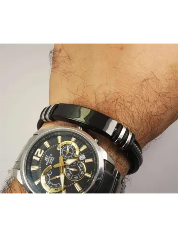 Kişiye Özel İsimli Siyah Model Erkek Çelik Bileklik Künye Kişiye Özel İsimli Siyah Model Erkek Çelik Bileklik Künye