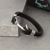 Erkek Çelik Bileklik - Erkek Deri Bileklik - Çapa Figürlü Şık Erkek Bileklik Erkek Çelik Bileklik - Erkek Deri Bileklik - Çapa Figürlü Şık Erkek Bileklik