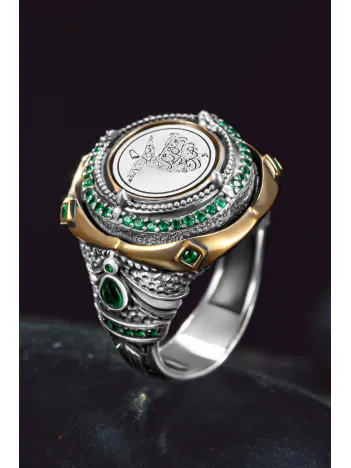 Erkek Gümüş Yüzük - Özel Tasarım Semazen İşlemeli 925 Ayar Erkek Yüzük Erkek Gümüş Yüzük - Özel Tasarım Semazen İşlemeli 925 Ayar Erkek Yüzük