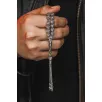 Erkek Tesbih - Vuslat Oksitli 925 Ayar Gümüş Erkek Tespih Küçük Boy 29gr Erkek Tesbih - Vuslat Oksitli 925 Ayar Gümüş Erkek Tespih Küçük Boy 29gr