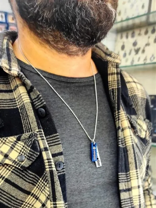 Spotify Unisex Çelik Kolye Seti