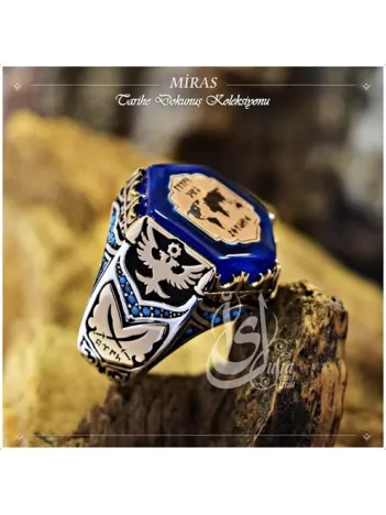 İslam Usta Tasarımı Miras Gümüş Erkek Yüzük