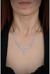 Balın Bayan Zirkon Taşlı Gümüş Su Yolu Set - Kolye, Bileklik, Küpe, Yüzük