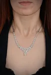 Balın Bayan Zirkon Taşlı Gümüş Su Yolu Set - Kolye, Bileklik, Küpe, Yüzük