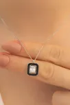 Kadın Gümüş Kolye - Kare Baget Taşlı Model 2 Kadın Gümüş Kolye Zincir Gklkrbgtm2d-ros Kadın Gümüş Kolye - Kare Baget Taşlı Model 2 Kadın Gümüş Kolye Zincir Gklkrbgtm2d-ros