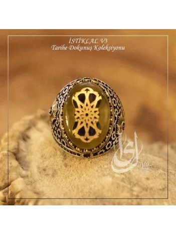İslam Usta Tasarımı İstiklal Model 3 Gümüş Erkek Yüzük