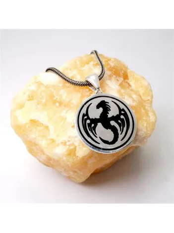 Ejderha Gümüş Erkek Kolye Zincir