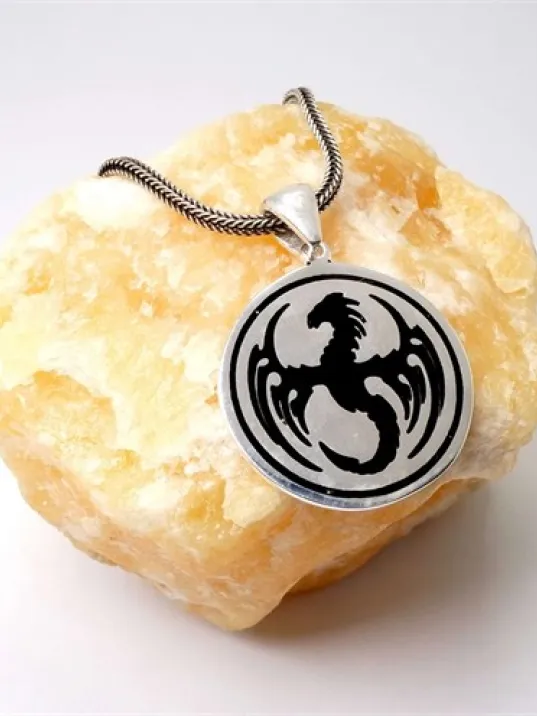 Ejderha Gümüş Erkek Kolye Zincir