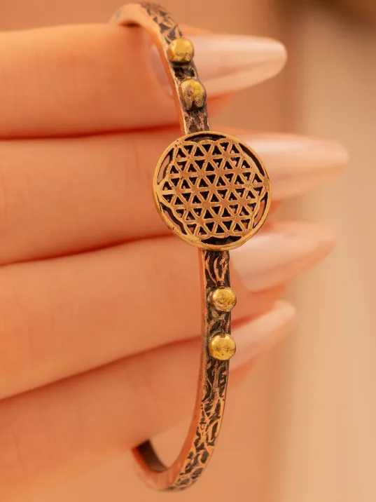 Kadın Bakır Bileklik - Lotus Çiçeği Model Kadın Bakır Kelepçe Bileklik Bilezik Kadın Bakır Bileklik - Lotus Çiçeği Model Kadın Bakır Kelepçe Bileklik Bilezik