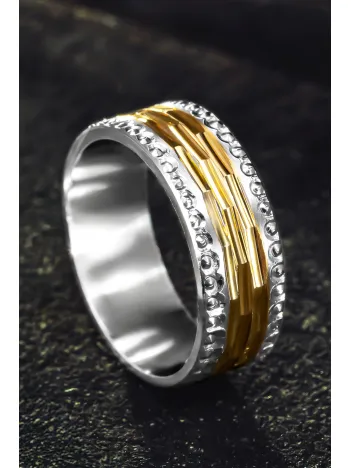 Kadın Gümüş Alyans - Halat Tasarımı 925 Ayar Kadın Yüzük