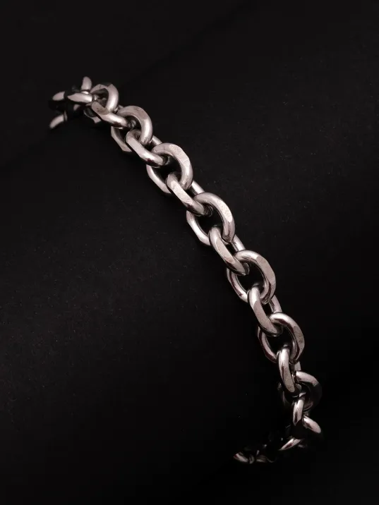 Erkek Çelik Bileklik - 9 mm Forse Zincir Çelik Bileklik