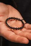 Erkek Kadın Doğal Taş Bileklik - Siyah Hematit Doğal Taşlı Makrome Model 2 Unisex Bileklik Erkek Kadın Doğal Taş Bileklik - Siyah Hematit Doğal Taşlı Makrome Model 2 Unisex Bileklik