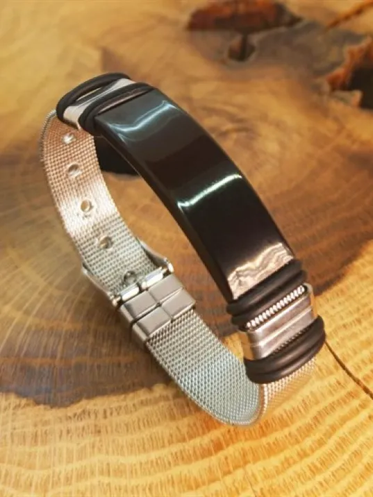 İsim Yazılabilen Hasır Model Çeik Erkek Bileklik CBLGMSHASIR İsim Yazılabilen Hasır Model Çeik Erkek Bileklik CBLGMSHASIR