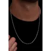 Erkek Çelik Kolye - 3 mm Kuş Gözü Model Çelik Kolye Erkek Çelik Kolye - 3 mm Kuş Gözü Model Çelik Kolye