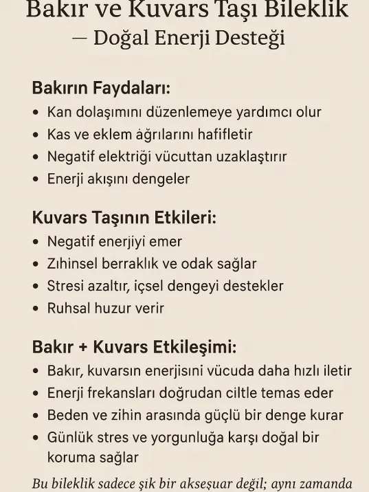 Erkek Kadın Bakır Bileklik - İçi Zırh Ve Koruma Dualı Üstü Lale İşlemeli Bakır Bilezik Bileklik