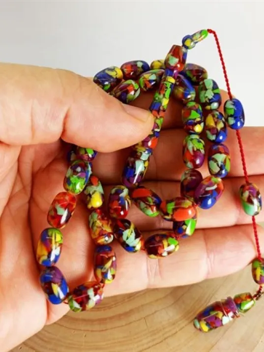 Bonibon Sıkma Kehribar Kırılmaz İmameli Tesbih KTPKRSBNBON