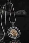 Aslan Başı Model 925 Ayar Gümüş Erkek Kolye Zincir GKLASLANBAS-GMS